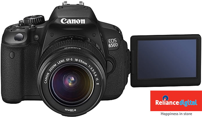 Canon 650D SLR - 18 MP, Hybrid CMOS, 3 inch Touchscreen and DIGIC 5 processor