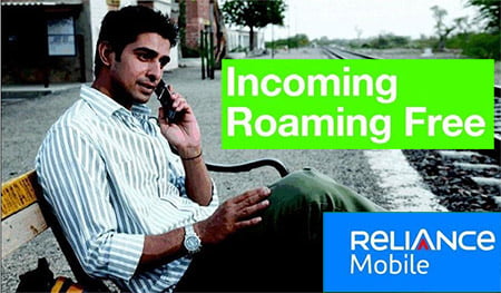 Free national roaming plans Reliance Communications