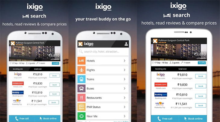 A complete Mobile app for Indian Travellers - ixigo [Review]