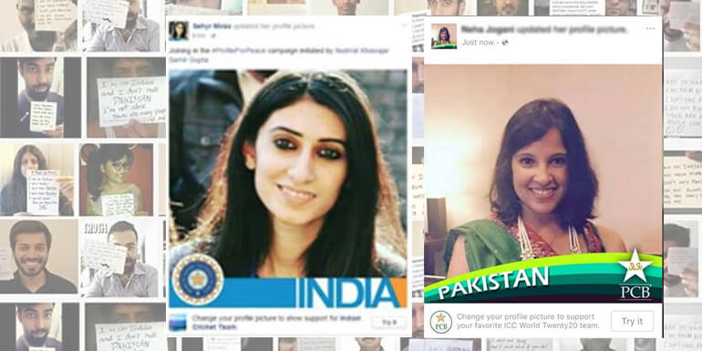 India and Pakistan Cricket Fans joins together to Spread the Message Of Peace