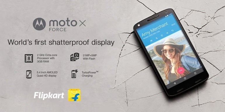 Motorola Moto X Force gets a massive Discount of Rs 16,000 on Flipkart