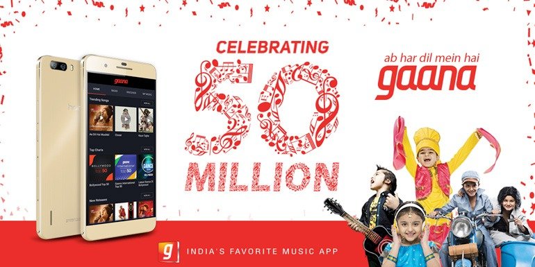 Gaana Indian music app crosses 50 million downloads