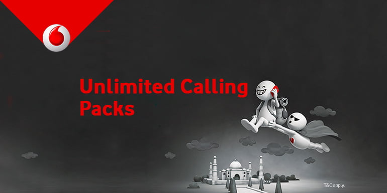 Vodafone India starts offering Unlimited voice calling with bundled 4G data