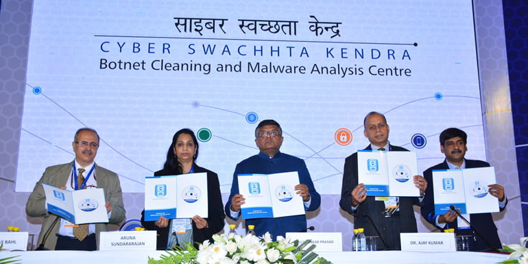 Government launches Cyber Swachhta Kendra along with Free security tools