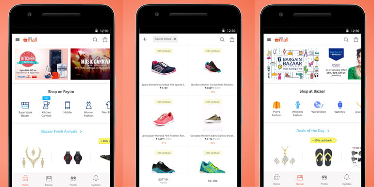 Paytm split up its app, launches online marketplace app 'Paytm Mall'