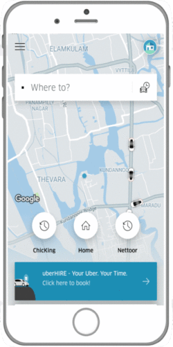 How to book UberHIRE