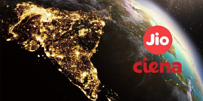 Reliance Jio deploys Ciena Solutions to power its pan-India 4G Network