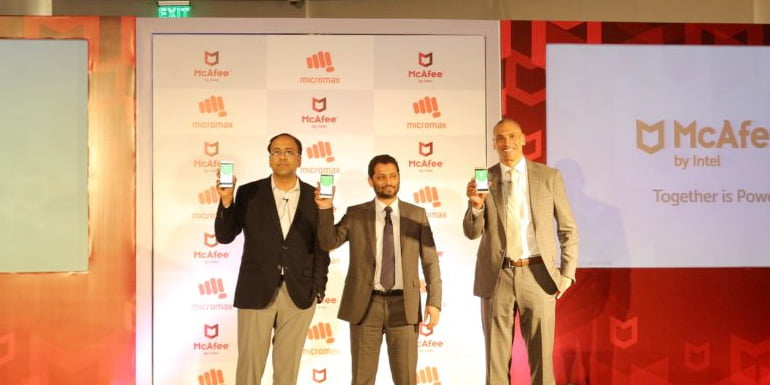 Micromax mobiles to come with Intel Security’s McAfee Mobile Assistant