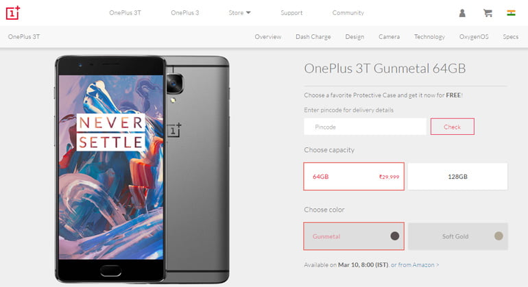 OnePlus start selling smartphones via OnePlus India Store