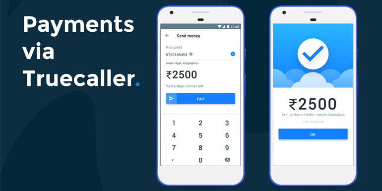 Truecaller Pay - UPI Based Mobile Payment via Truecaller