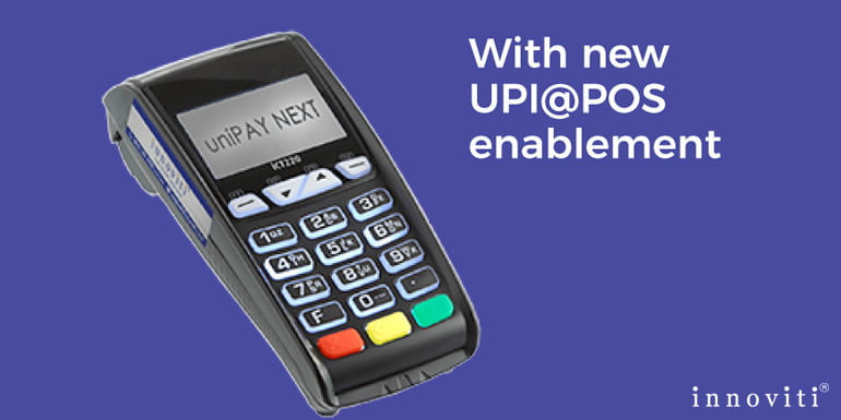 UPI@POS - use existing POS terminal to accept UPI-based cashless payments