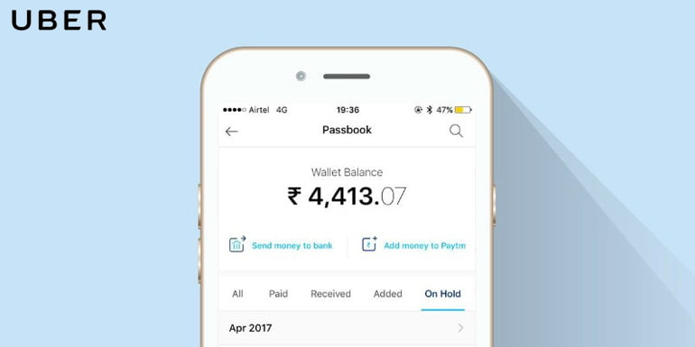 Uber introduces a new feature to curb free booking via Paytm