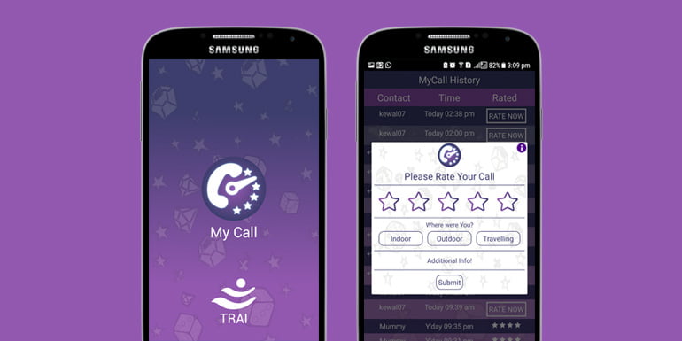 Now rate Phone Calls quality via MyCall app from TRAI