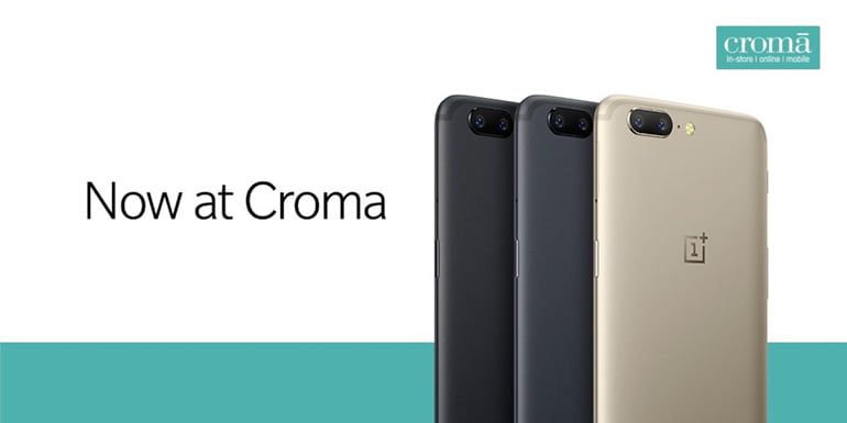 OnePlus 5 To Be Available At Select Croma Retail Stores