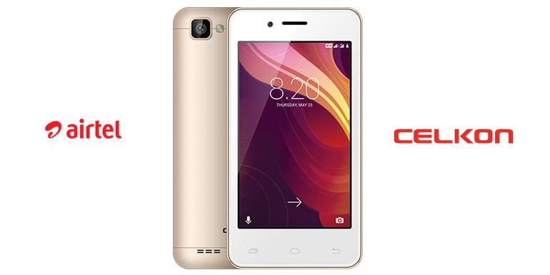 Airtel partners Celkon for its 'Mera Pehla Smartphone' Initiative - Launches Celkon Smart 4G at Rs 1349