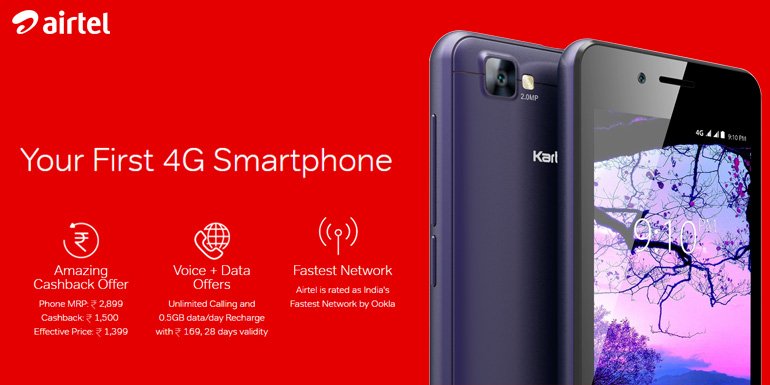 Airtel launches 4G VoLTE smartphone with Unlimited Calls and Daily Data benefits