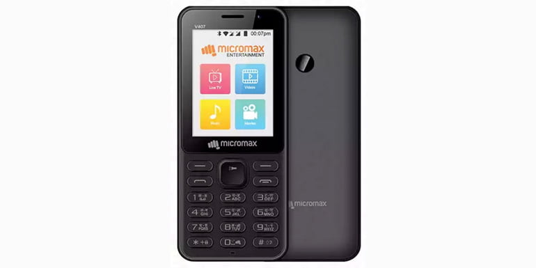 Micromax Bharat 1 Feature phone launched with 4G VoLTE, Unlimited Plan from BSNL