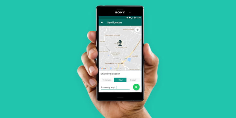 WhatsApp Live Location Share Is Now Available On Android and iOS