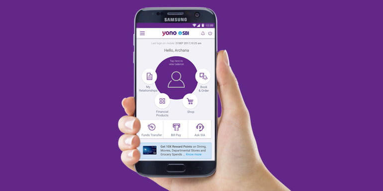 SBI Launches YONO Lifestyle Cum Banking Portal And App