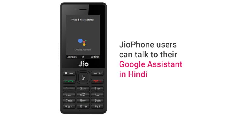 Reliance JioPhone gets a special version of Google Assistant