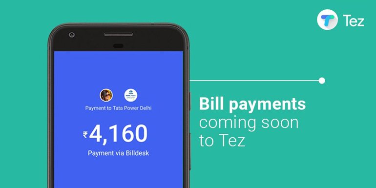 Google Tez mobile payments app gains Bill Payments option