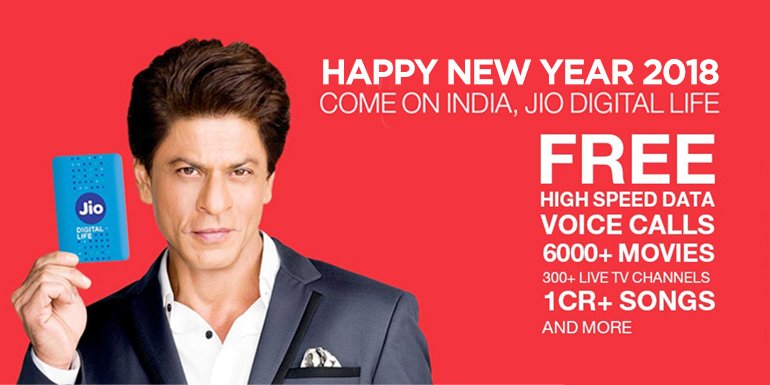 Reliance Jio introduces Happy New Year 2018 plans - Rs 199 and Rs 299 Jio Plans