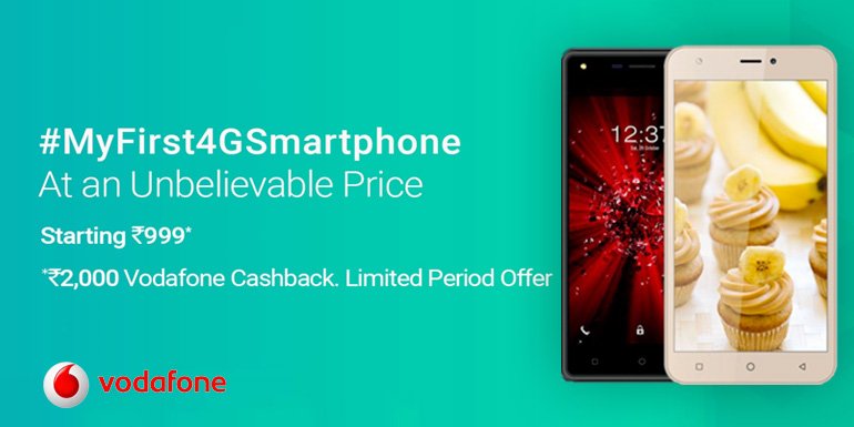 Vodafone India partners Flipkart for My First 4G Smartphone campaign