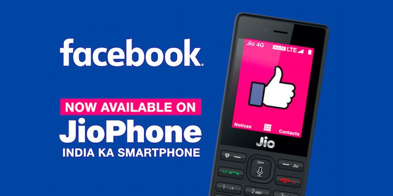 Facebook brings its Mobile app to Reliance JioPhone