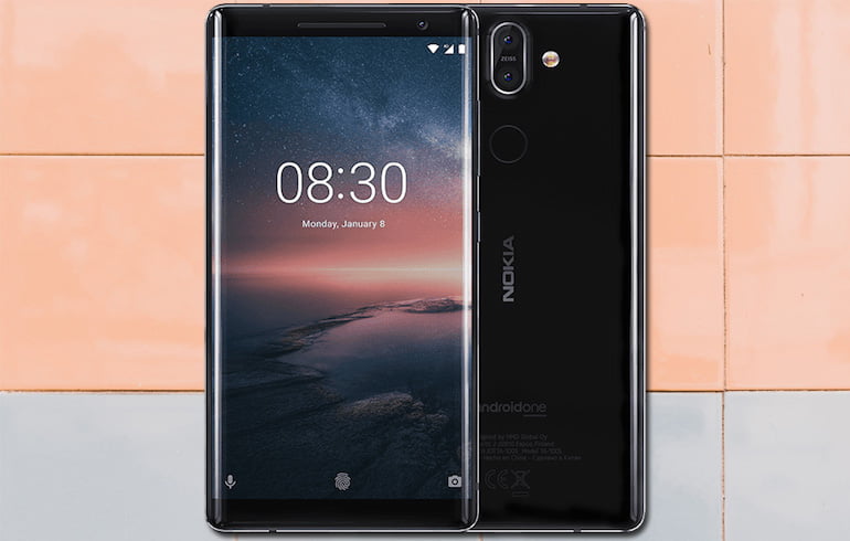 Nokia 8 Sirocco premium android smartphone