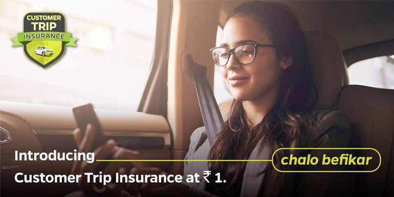 Ola adds Customer Trip Insurance starting at Rs 1 for Riders