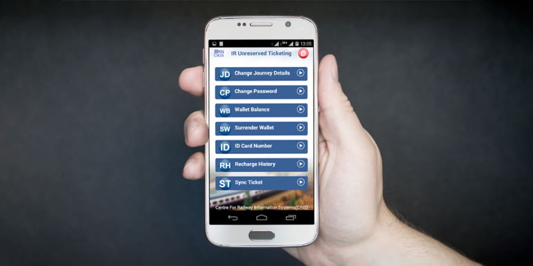 Unreserved Ticketing System Mobile App Launched For Entire Southern Railway