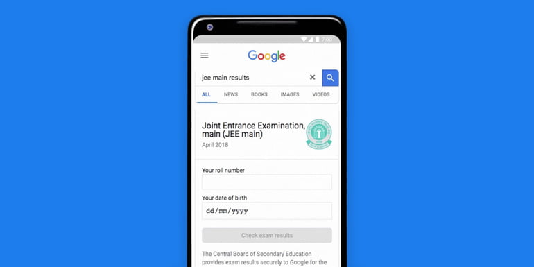 Get your CBSE exam results right on Google Search