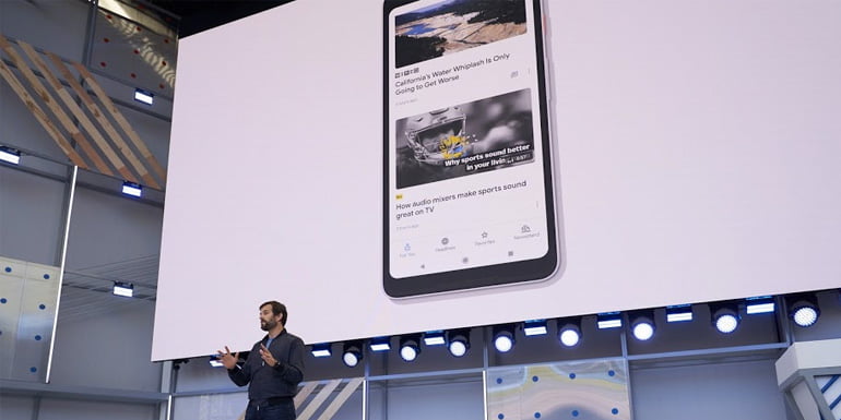 Updated Google News on Google IO 2018