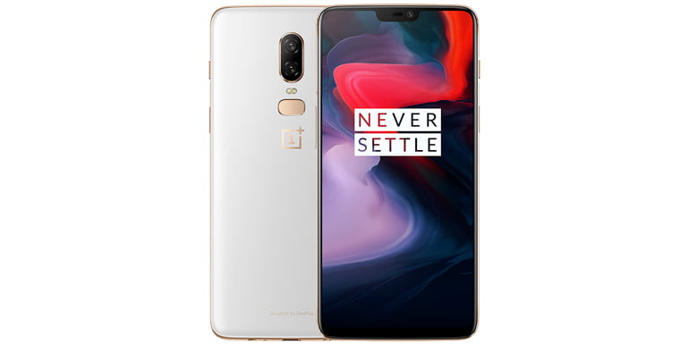 OnePlus 6 Silk White colour variant