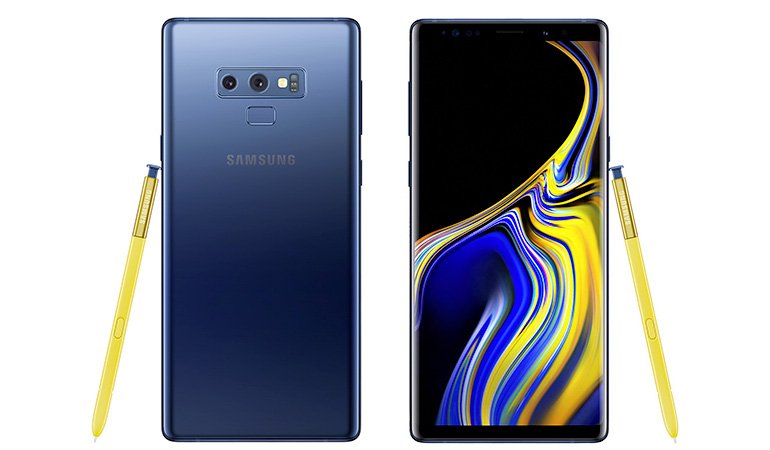 Samsung Galaxy Note9 android smartphone