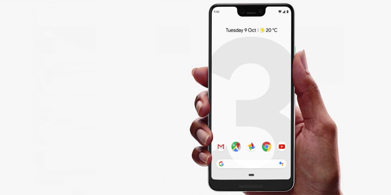 Google Pixel 3 and Pixel 3XL android smartphones