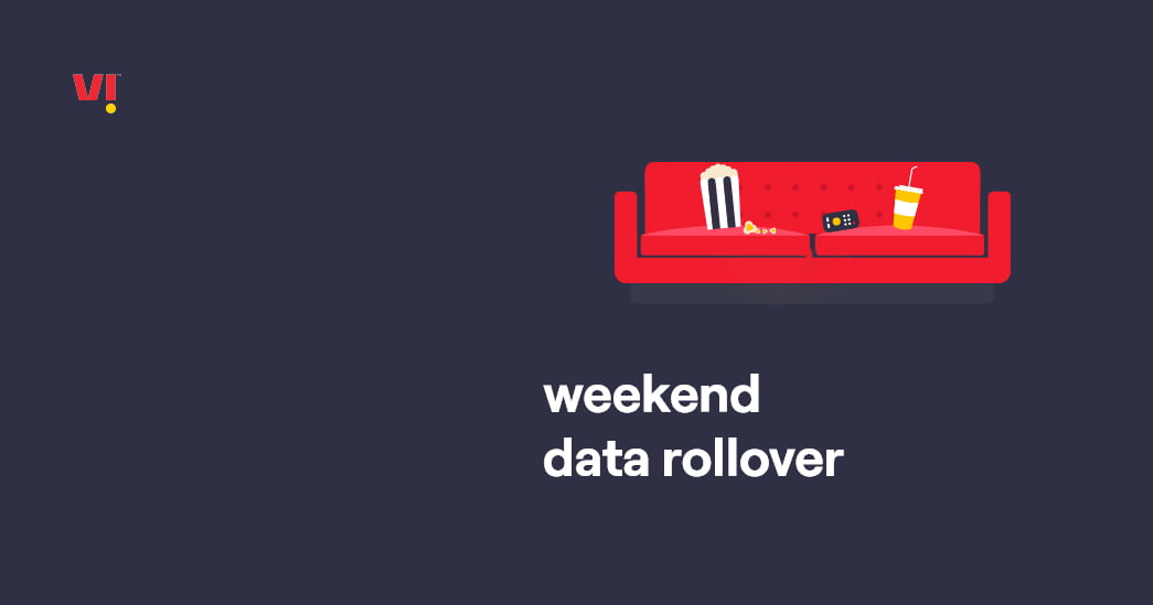 Vodafone Idea Weekend Data Rollover feature